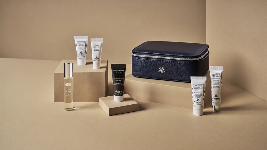 Neceser de SISLEY para hombre de Suites y First Class de Singapore Airlines